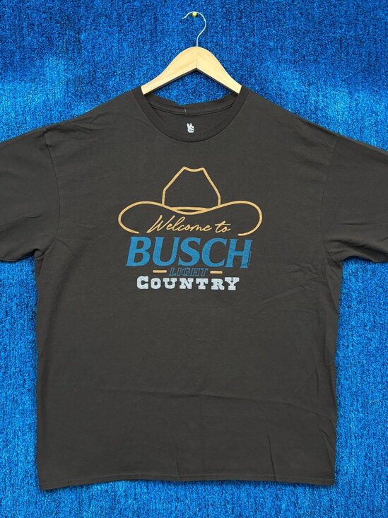 Welcome to Busch Light Country Oversized Beer Promo Tee L - Picture 1 of 4